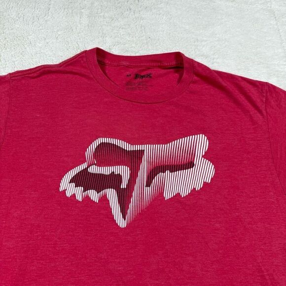 Fox Racing Red Moto Mens Short Sleeve Tee T Shirt - Picture 3 of 6